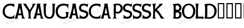 CayaugaSCapsSSK Bold字体转换